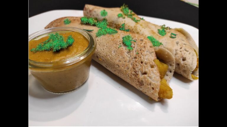 Cómo Hacer Masala Dosa Relleno en Pasos Sencillos