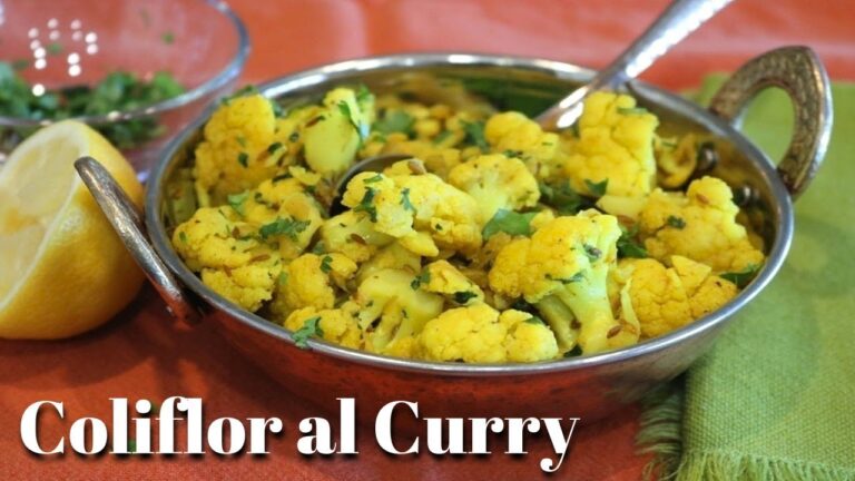 Curry de Coliflor al Estilo Indio: Receta F&aacute;cil y Deliciosa