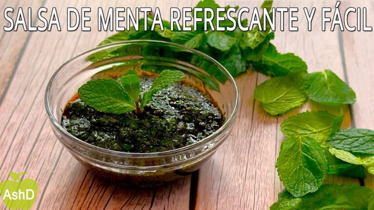 Chutney de Menta Casero: Receta F&aacute;cil y Deliciosa