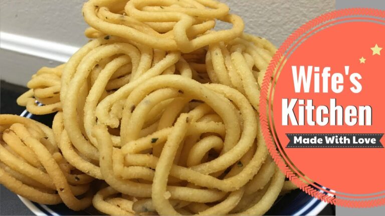 Cómo hacer murukku de jaggery fácil y delicioso