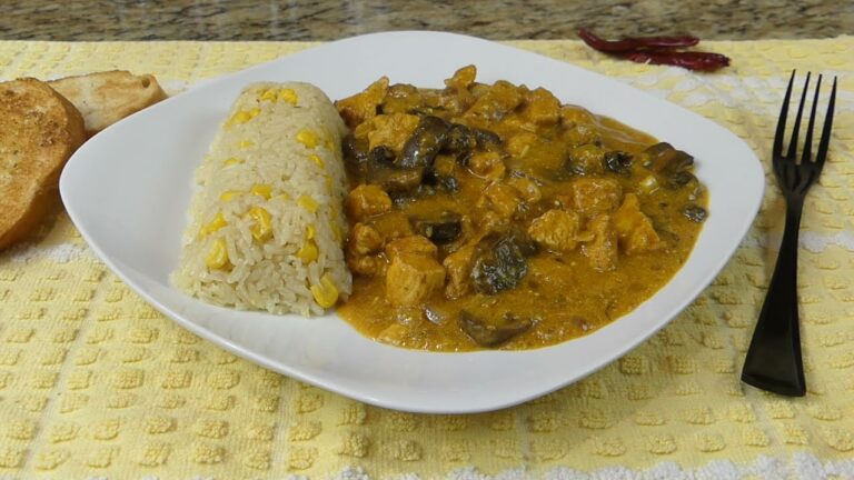 Curry de Champi&ntilde;ones al Estilo Indio: Receta Paso a Paso