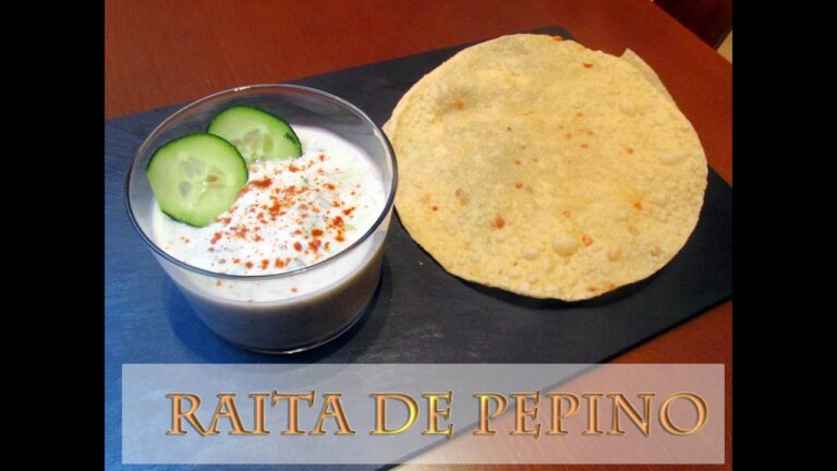 C&oacute;mo preparar raita de pepino al estilo punjabi