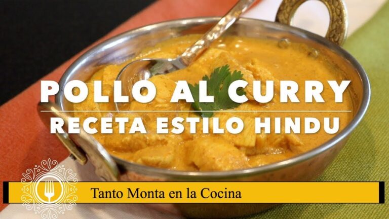 Deliciosa preparaci&oacute;n de pollo al curry estilo indio