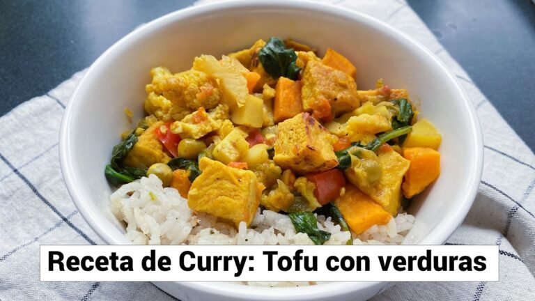 Curry de Tofu al Estilo Indio: Receta F&aacute;cil y Deliciosa