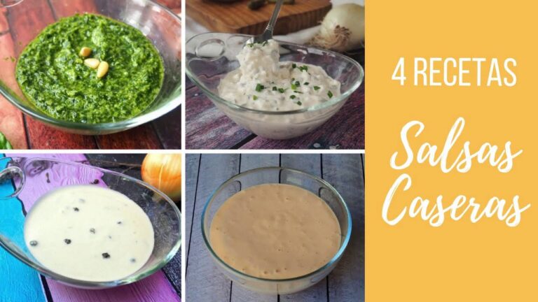 Salsas Caseras para Realzar el Sabor de tus Comidas