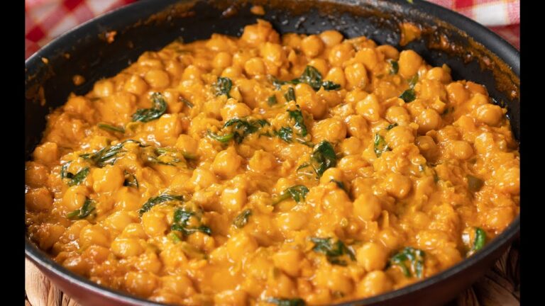 Preparaci&oacute;n Paso a Paso del Curry de Espinacas